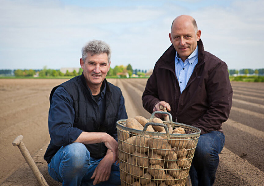 Henk Scheele & René de Zeeuw – akkerbouwers en initiatiefnemers Hoeksche chips