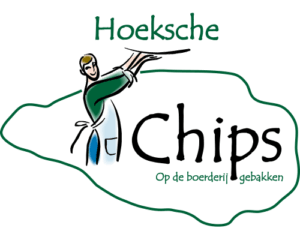 Logo Hoeksche Chips wit