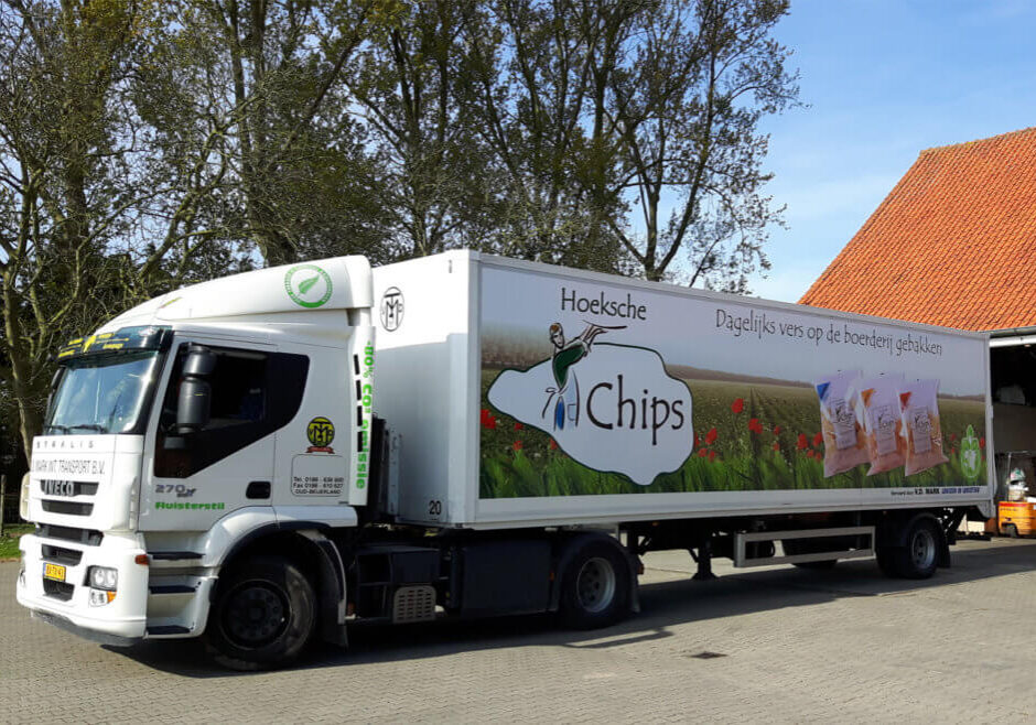Hoeksche Chips vrachtwagen